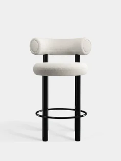 Tom Dixon Bar & Counter Stools*Fat Black Steel 65cm Counter Stool