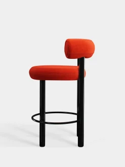 Tom Dixon Bar & Counter Stools*Fat Black Steel 65cm Counter Stool