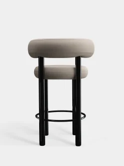 Tom Dixon Bar & Counter Stools*Fat Black Steel 65cm Counter Stool