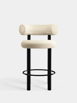Tom Dixon Bar & Counter Stools*Fat Black Steel 65cm Counter Stool