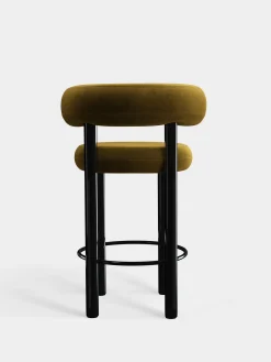 Tom Dixon Bar & Counter Stools*Fat Black Steel 65cm Counter Stool
