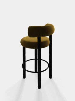 Tom Dixon Bar & Counter Stools*Fat Black Steel 65cm Counter Stool