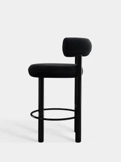 Tom Dixon Bar & Counter Stools*Fat Black Steel 65cm Counter Stool