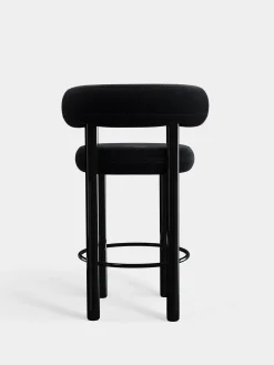 Tom Dixon Bar & Counter Stools*Fat Black Steel 65cm Counter Stool