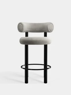 Tom Dixon Bar & Counter Stools*Fat Black Steel 65cm Counter Stool