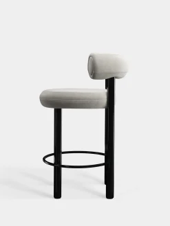 Tom Dixon Bar & Counter Stools*Fat Black Steel 65cm Counter Stool