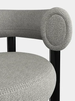Tom Dixon Bar & Counter Stools*Fat Black Steel 65cm Counter Stool
