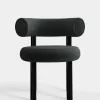 Tom Dixon Dining Chairs*Fat Black Steel Dining Chair