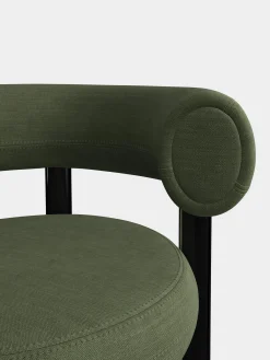 Tom Dixon Dining Chairs*Fat Black Steel Dining Chair