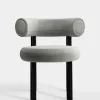 Tom Dixon Dining Chairs*Fat Black Steel Dining Chair