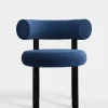 Tom Dixon Dining Chairs*Fat Black Steel Dining Chair