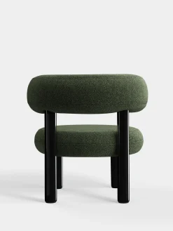 Tom Dixon Lounge Chairs*Fat Black Steel Lounge Chair