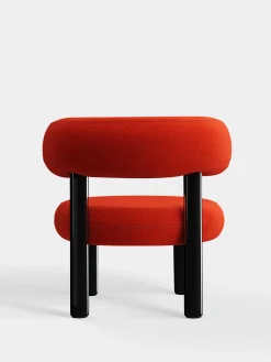 Tom Dixon Lounge Chairs*Fat Black Steel Lounge Chair