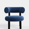 Tom Dixon Lounge Chairs*Fat Black Steel Lounge Chair