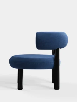 Tom Dixon Lounge Chairs*Fat Black Steel Lounge Chair