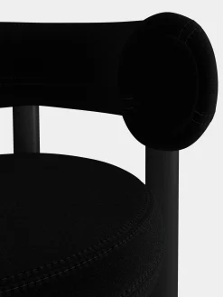 Tom Dixon Bar & Counter Stools*Fat Black Wood 75cm Bar Stool