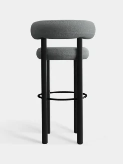 Tom Dixon Bar & Counter Stools*Fat Black Wood 75cm Bar Stool