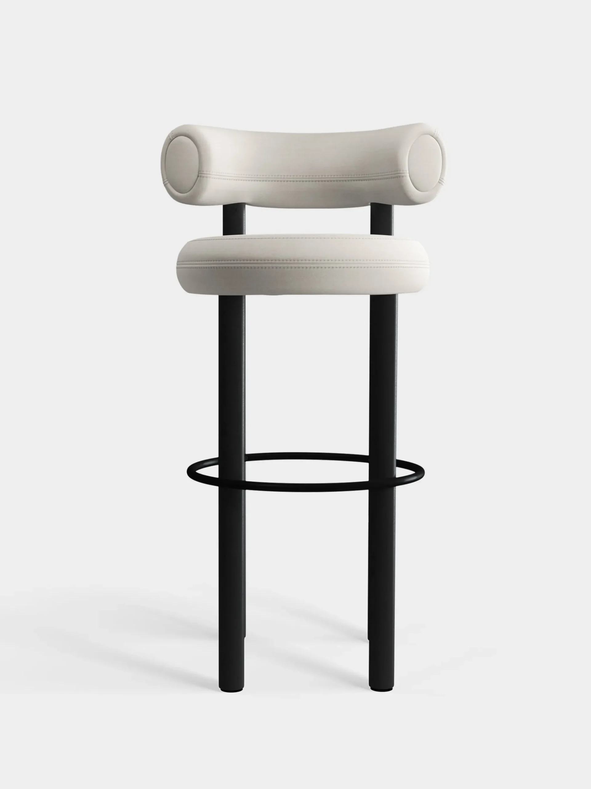 Tom Dixon Bar & Counter Stools*Fat Black Wood 75cm Bar Stool
