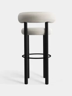 Tom Dixon Bar & Counter Stools*Fat Black Wood 75cm Bar Stool