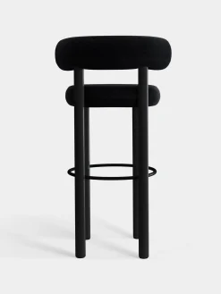 Tom Dixon Bar & Counter Stools*Fat Black Wood 75cm Bar Stool