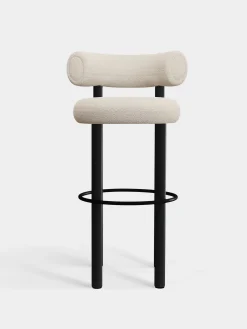 Tom Dixon Bar & Counter Stools*Fat Black Wood 75cm Bar Stool