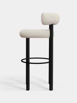 Tom Dixon Bar & Counter Stools*Fat Black Wood 75cm Bar Stool