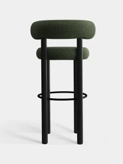 Tom Dixon Bar & Counter Stools*Fat Black Wood 75cm Bar Stool