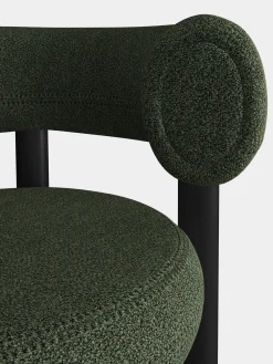 Tom Dixon Bar & Counter Stools*Fat Black Wood 75cm Bar Stool