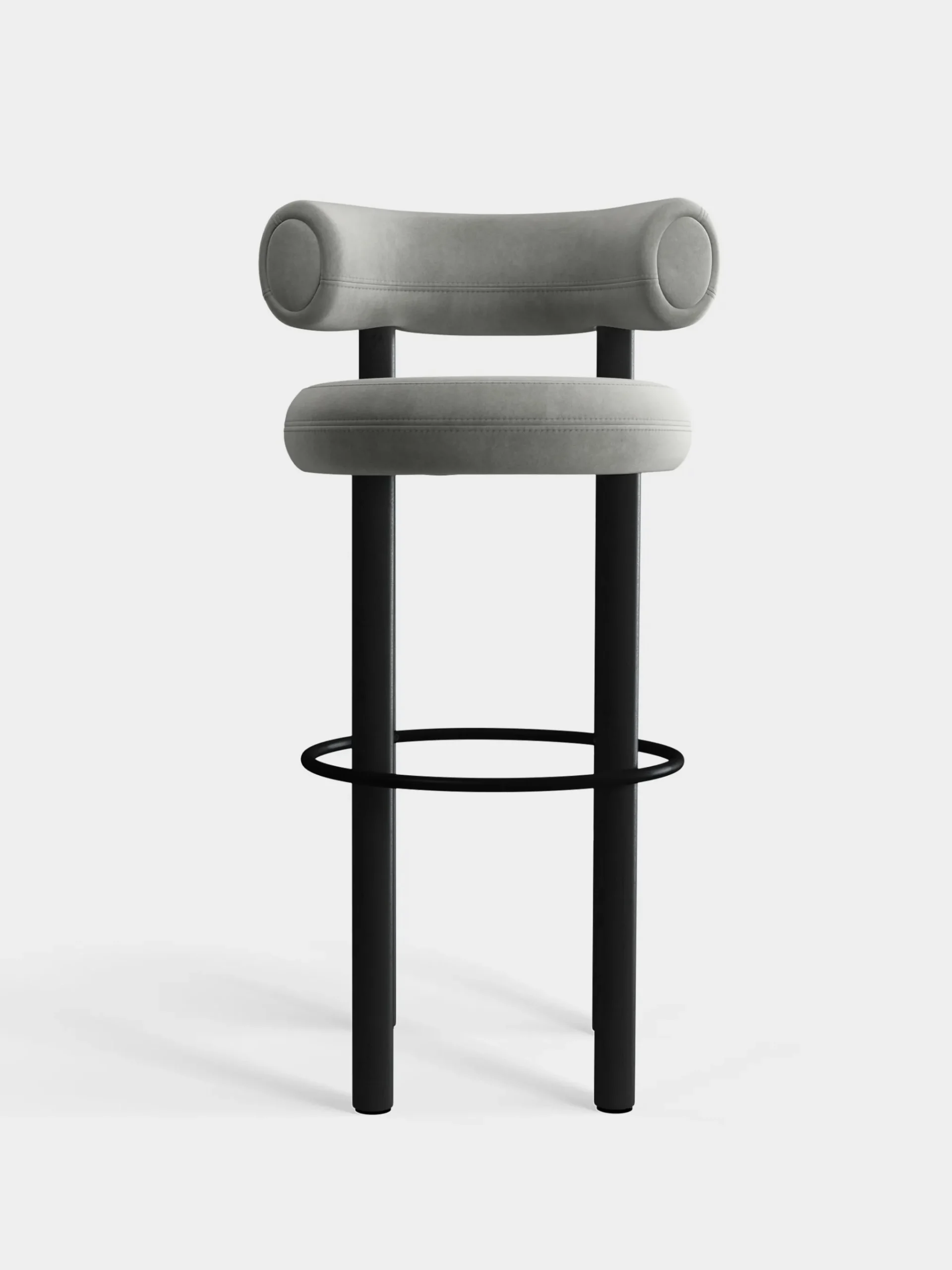 Tom Dixon Bar & Counter Stools*Fat Black Wood 75cm Bar Stool