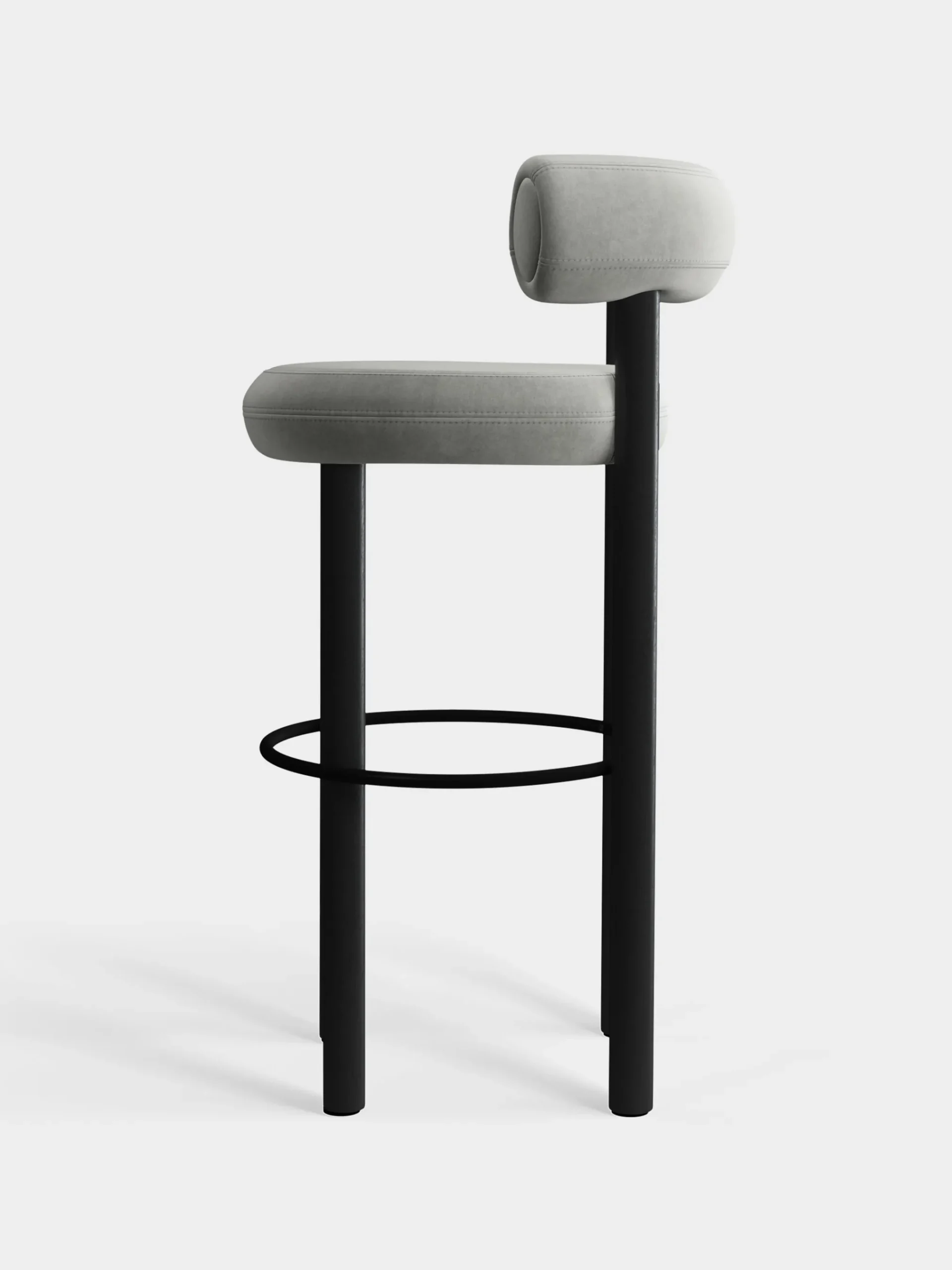 Tom Dixon Bar & Counter Stools*Fat Black Wood 75cm Bar Stool