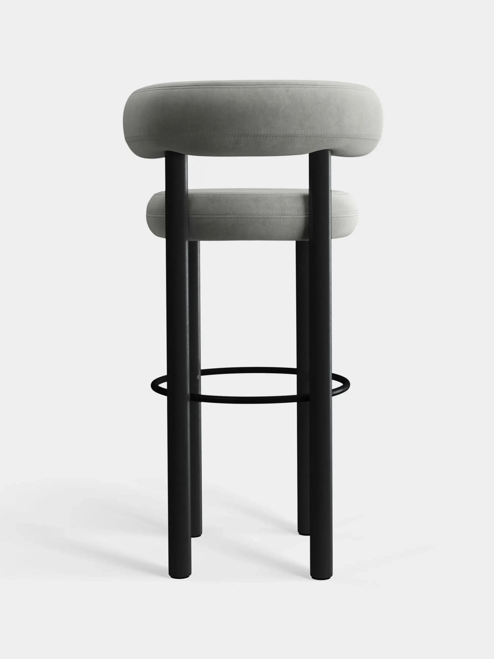 Tom Dixon Bar & Counter Stools*Fat Black Wood 75cm Bar Stool