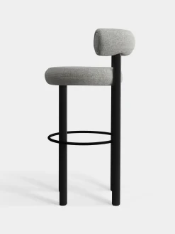 Tom Dixon Bar & Counter Stools*Fat Black Wood 75cm Bar Stool