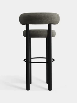 Tom Dixon Bar & Counter Stools*Fat Black Wood 75cm Bar Stool