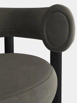 Tom Dixon Bar & Counter Stools*Fat Black Wood 75cm Bar Stool