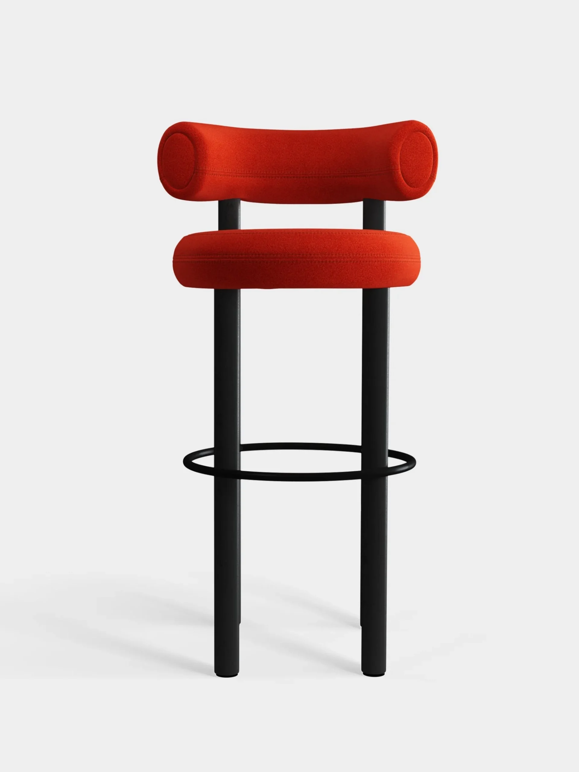 Tom Dixon Bar & Counter Stools*Fat Black Wood 75cm Bar Stool