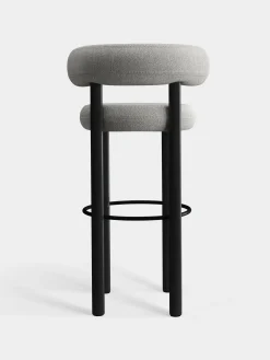 Tom Dixon Bar & Counter Stools*Fat Black Wood 75cm Bar Stool