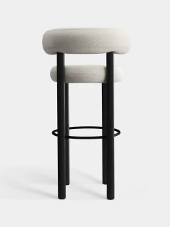Tom Dixon Bar & Counter Stools*Fat Black Wood 75cm Bar Stool