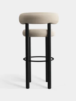Tom Dixon Bar & Counter Stools*Fat Black Wood 75cm Bar Stool
