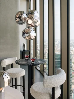Tom Dixon Bar & Counter Stools*Fat Black Wood 75cm Bar Stool