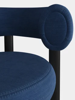 Tom Dixon Bar & Counter Stools*Fat Black Wood 75cm Bar Stool