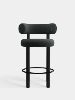 Tom Dixon Bar & Counter Stools*Fat Black Wood 65cm Counter Stool