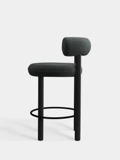 Tom Dixon Bar & Counter Stools*Fat Black Wood 65cm Counter Stool