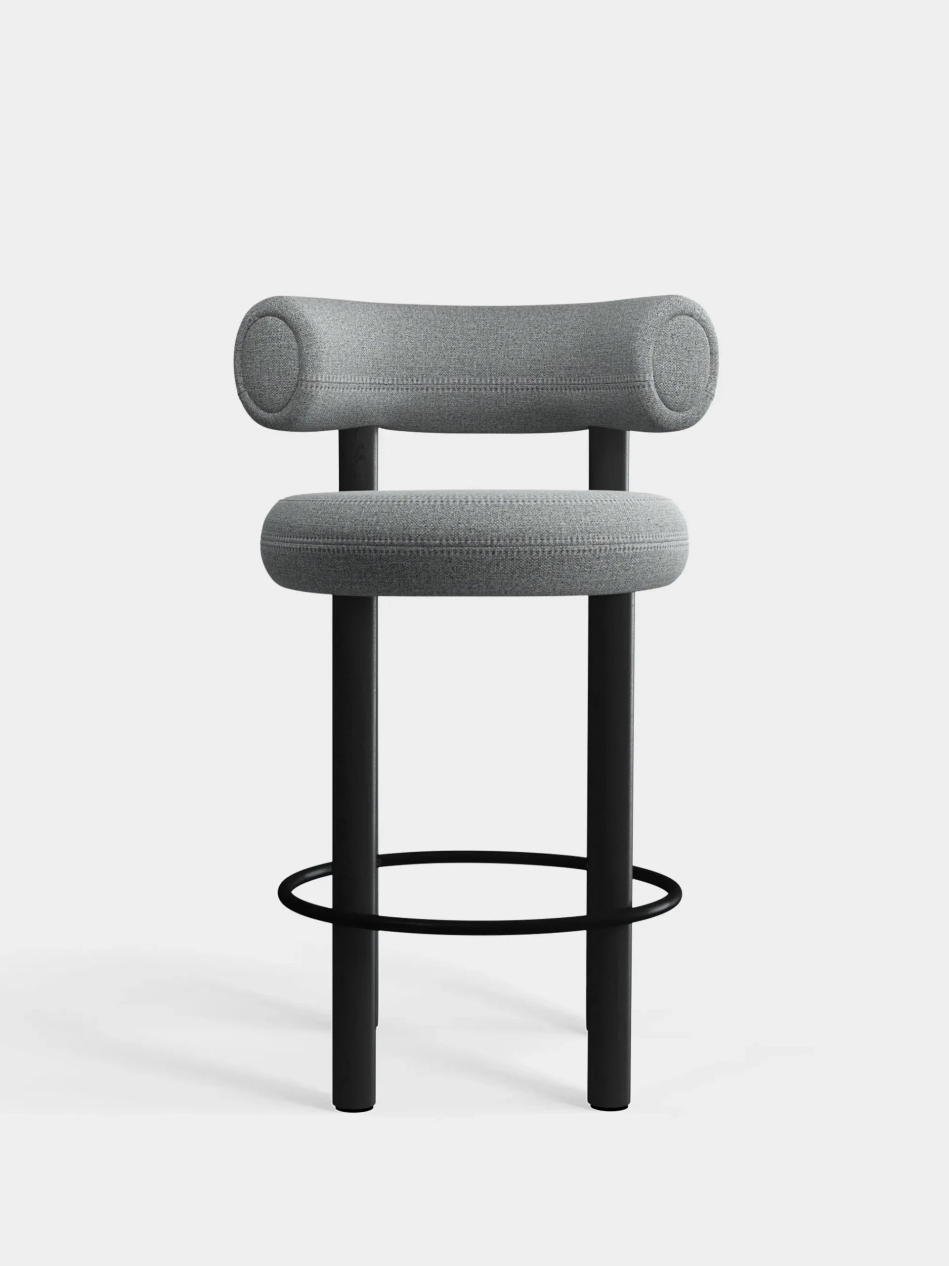 Tom Dixon Bar & Counter Stools*Fat Black Wood 65cm Counter Stool