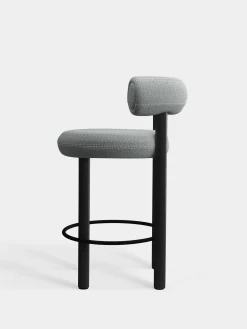 Tom Dixon Bar & Counter Stools*Fat Black Wood 65cm Counter Stool