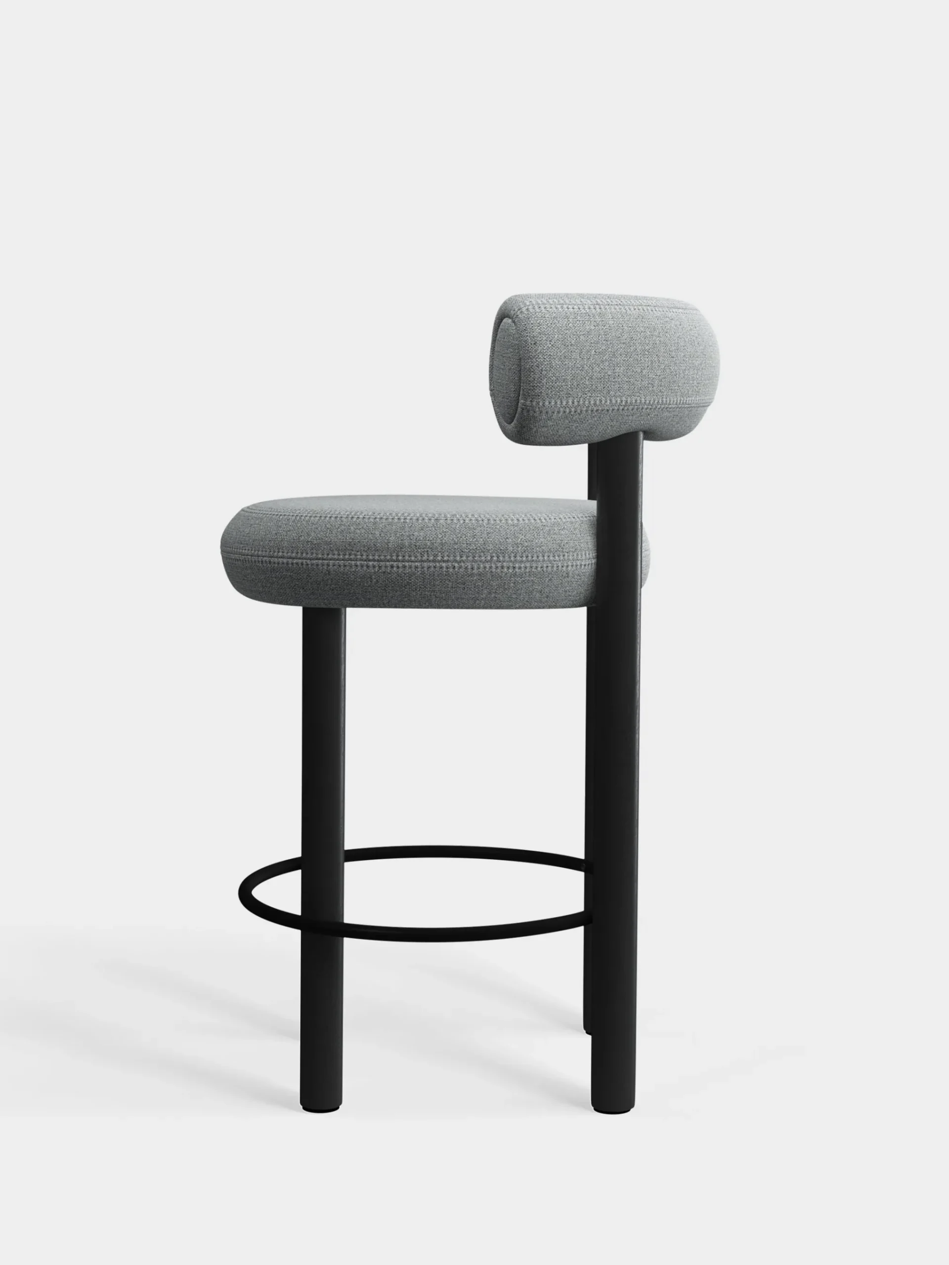 Tom Dixon Bar & Counter Stools*Fat Black Wood 65cm Counter Stool
