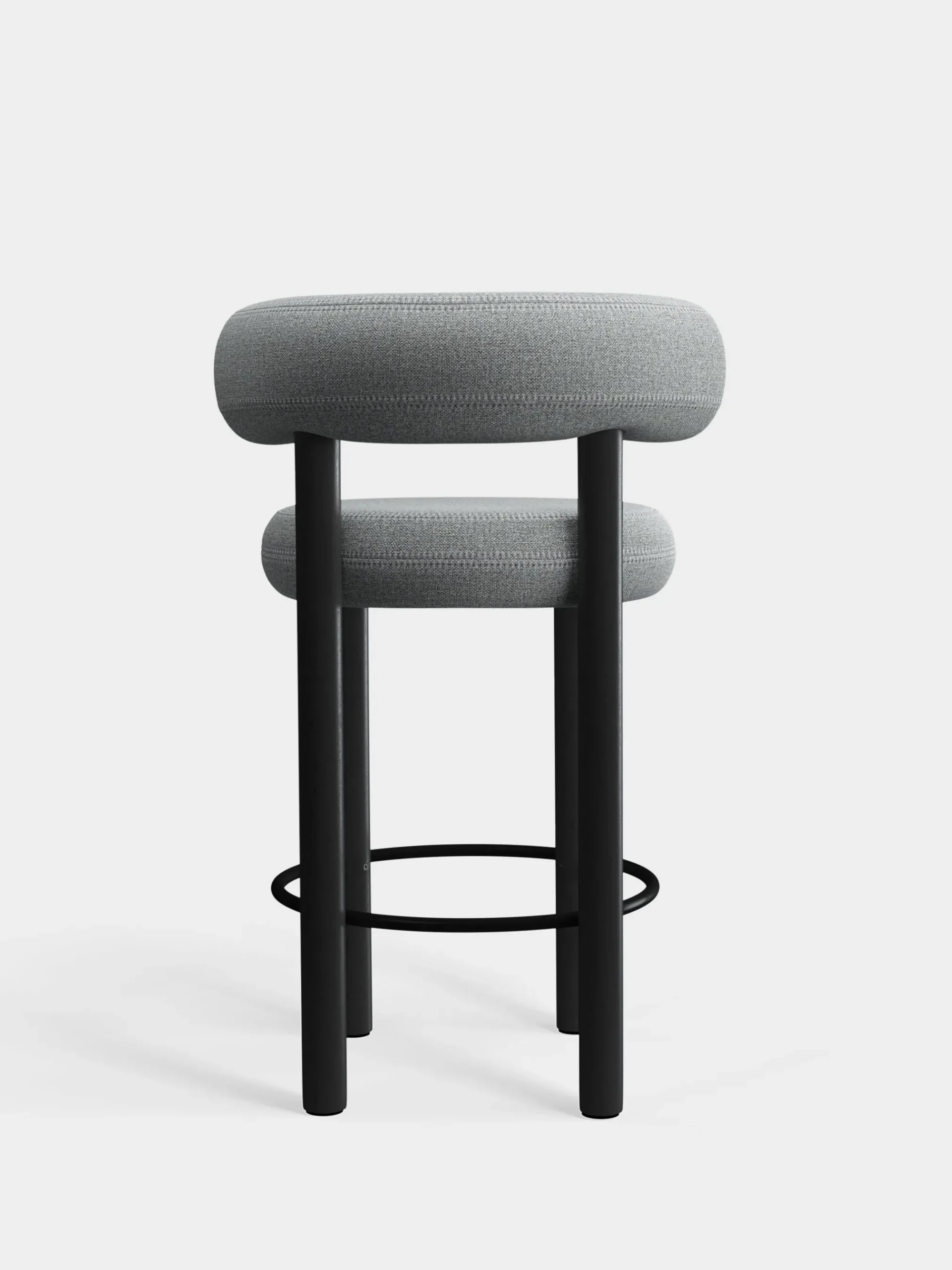 Tom Dixon Bar & Counter Stools*Fat Black Wood 65cm Counter Stool