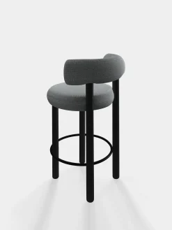 Tom Dixon Bar & Counter Stools*Fat Black Wood 65cm Counter Stool