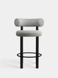 Tom Dixon Bar & Counter Stools*Fat Black Wood 65cm Counter Stool