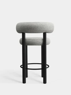 Tom Dixon Bar & Counter Stools*Fat Black Wood 65cm Counter Stool