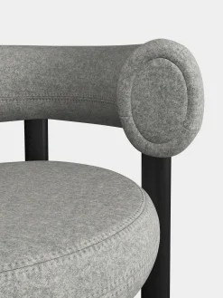 Tom Dixon Bar & Counter Stools*Fat Black Wood 65cm Counter Stool